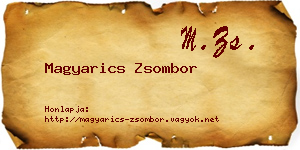 Magyarics Zsombor névjegykártya